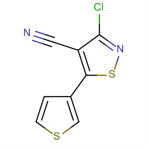 4-Isothiazolecarbonitrile, 3-chloro-5-(3-thienyl)-