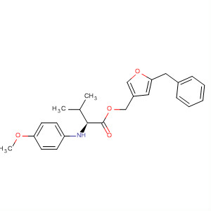 L-Valine, N-(4-methoxyphenyl)-, [5-(phenylmethyl)-3-furanyl]methyl ester