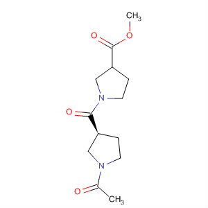 3-Pyrrolidinecarboxylic acid, 1-[[(3S)-1-acetyl-3-pyrrolidinyl]carbonyl]-,methyl ester, (3S)-
