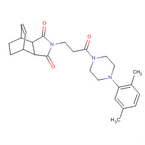 Piperazine,1-(2,5-dimethylphenyl)-4-[3-(1,3,3a,4,7,7a-hexahydro-1,3-dioxo-4,7-ethano-2H-isoindol-2-yl)-1-oxopropyl]-