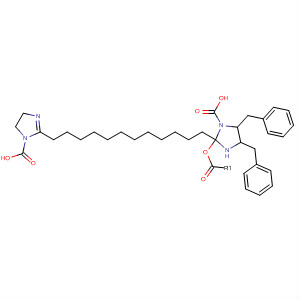 1H-Imidazole-1-carboxylic acid,2,2'-(1,12-dodecanediyl)bis[4,5-dihydro-, bis(phenylmethyl) ester