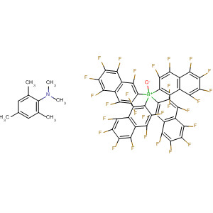 Borate(1-), tetrakis(1,3,4,5,6,7,8-heptafluoro-2-naphthalenyl)-,hydrogen, compd. with N,N,2,4,6-pentamethylbenzenamine (1:1)