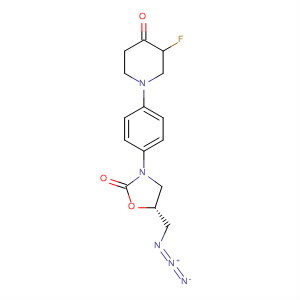 4-Piperidinone,1-[4-[(5R)-5-(azidomethyl)-2-oxo-3-oxazolidinyl]phenyl]-3-fluoro-