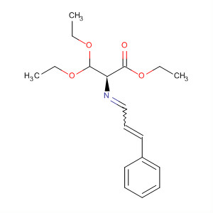 Serine, 3-ethoxy-O-ethyl-N-(3-phenyl-2-propenylidene)-, ethyl ester, (E)-