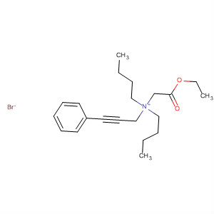 1-Butanaminium,N-butyl-N-(2-ethoxy-2-oxoethyl)-N-(3-phenyl-2-propynyl)-, bromide