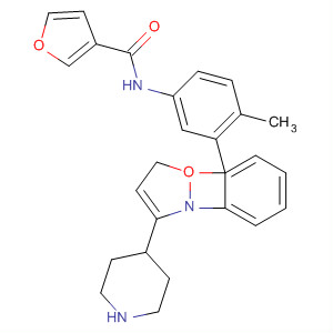 3-Furancarboxamide,N-[4-methyl-3-[3-(4-piperidinyl)-1,2-benzisoxazol-6-yl]phenyl]-