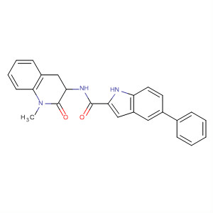1H-Indole-2-carboxamide,5-phenyl-N-(1,2,3,4-tetrahydro-1-methyl-2-oxo-3-quinolinyl)-