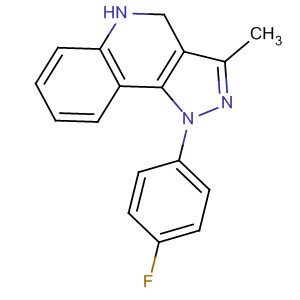 1H-Pyrazolo[4,3-c]quinoline, 1-(4-fluorophenyl)-4,5-dihydro-3-methyl-