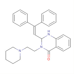 4(1H)-Quinazolinone,2-(2,2-diphenylethenyl)-2,3-dihydro-3-[2-(1-piperidinyl)ethyl]-