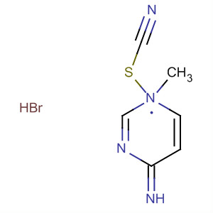 Thiocyanic acid, 1,4-dihydro-4-imino-1-methyl-2-pyrimidinyl ester,monohydrobromide
