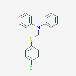 N-{[(4-chlorophenyl)sulfanyl]methyl}-N-phenylaniline