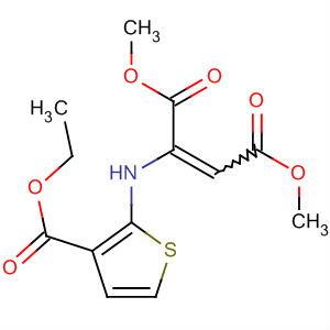 2-Butenedioic acid, 2-[[3-(ethoxycarbonyl)-2-thienyl]amino]-, dimethylester