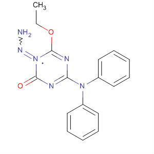 1,3,5-Triazin-2(1H)-one, 4-(diphenylamino)-6-ethoxy-, hydrazone