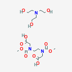 N,N-ethylenebis[N-(carboxymethyl)glycine], compound with 2,2,2-nitrilotri(ethanol)