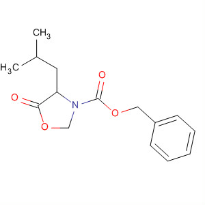 3-Oxazolidinecarboxylic acid, 4-(2-methylpropyl)-5-oxo-, phenylmethylester, (4S)-