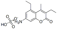 [diethyl(4-methyl-2-oxo-2H-benzopyran-7-yl)]ammonium hydrogen sulphate