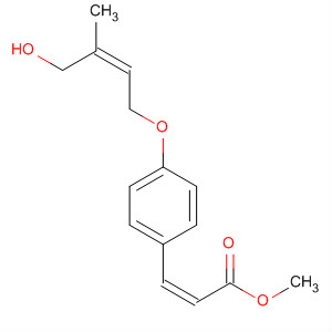 2-Propenoic acid, 3-[4-[[(2Z)-4-hydroxy-3-methyl-2-butenyl]oxy]phenyl]-,methyl ester, (2Z)-