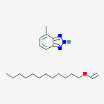 1-(ethenyloxy)dodecane - 4-methyl-2H-benzotriazole (1:1)