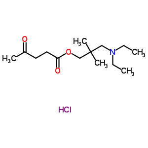 3-(diethylamino)-2,2-dimethylpropyl 4-oxopentanoate hydrochloride
