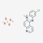 10-chloro-7-methylpyrido[3,2-a]phenazin-7-ium;methyl Sulfate