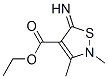 4-ISOTHIAZOLECARBOXYLIC ACID 2,5-DIHYDRO-5-IMINO-2,3-DIMETHYL-,ETHYL ESTER