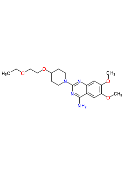 2-(4-(2-ETHOXYETHOXY)-PIPERIDIN-1-YL)-6,7-DIMETHOXY-4-QUINAZOLINAMINE