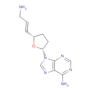 9H-Purin-6-amine,9-[(2R,5S)-5-[(1E)-3-amino-1-propenyl]tetrahydro-2-furanyl]-