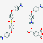 5-Isobenzofurancarboxylic acid, 1,3-dihydro-1,3-dioxo-, polymer with 4,4-oxybis(benzenamine) and 4,4-(sulfonylbis(4,1-phenyleneoxy))bis(benzenamine)