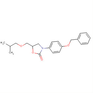 2-Oxazolidinone,5-[(2-methylpropoxy)methyl]-3-[4-(phenylmethoxy)phenyl]-