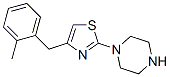 1-[4-[(2-methylphenyl)methyl]-1,3-thiazol-2-yl]piperazine