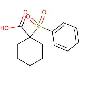 Cyclohexanecarboxylic acid, 1-(phenylsulfonyl)-