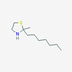 2-heptyl-2-methyl-1,3-thiazolidine