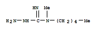 Hydrazinecarboximidamide,N-methyl-N-pentyl-