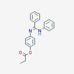 [4-[[anilino(phenyl)methylidene]amino]phenyl] Propanoate