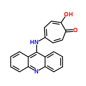 5-(acridin-9-ylamino)-2-hydroxycyclohepta-2,4,6-trien-1-one