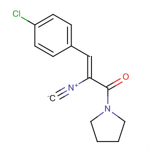Pyrrolidine, 1-[3-(4-chlorophenyl)-2-isocyano-1-oxo-2-propenyl]-, (Z)-
