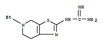 GUANIDINE,(5-ETHYL-4,5,6,7-TETRAHYDROTHIAZOLO[5,4-C](PYRIDIN-2-YL))-