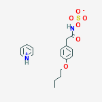 Hydroxylamine-O-sulfonic acid, N-((4-butoxyphenyl)acetyl)-, compd. wit h pyridine (1:1)