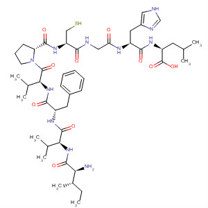 L-Leucine,L-isoleucyl-L-valyl-L-phenylalanyl-L-valyl-L-prolyl-L-cysteinylglycyl-L-histidyl-