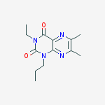 3-ethyl-6,7-dimethyl-1-propylpteridine-2,4(1H,3H)-dione
