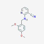 2-(2,4-dimethoxybenzylamino)nicotinonitrile