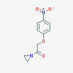 1-(aziridin-1-yl)-2-(4-nitrophenoxy)ethanone