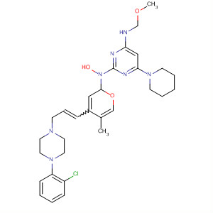 4-Pyrimidinamine,2-[4-[3-[4-(2-chlorophenyl)-1-piperazinyl]-1-propenyl]-5-methyl-1H-pyrazol-1-yl]-N-(methoxymethyl)-6-(1-piperidinyl)-