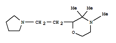 MORPHOLINE,3,3,4-TRIMETHYL-2-[2-(PYRROLIDIN-1-YL)ETHYL]-