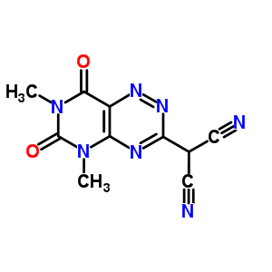 (5,7-dimethyl-6,8-dioxo-5,6,7,8-tetrahydropyrimido[4,5-e][1,2,4]triazin-3-yl)propanedinitrile