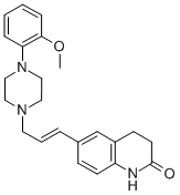 2(1H)-Quinolinone, 3,4-dihydro-6-(3-(4-(2-methoxyphenyl)-1-piperazinyl )-1-propenyl)-