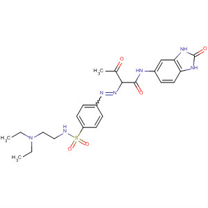 Butanamide,2-[[4-[[[2-(diethylamino)ethyl]amino]sulfonyl]phenyl]azo]-N-(2,3-dihydro-2-oxo-1H-benzimidazol-5-yl)-3-oxo-