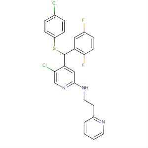 2-Pyridineethanamine,N-[5-chloro-4-[[(4-chlorophenyl)thio](2,5-difluorophenyl)methyl]-2-pyridinyl]-