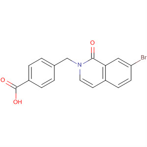 Benzoic acid, 4-[(7-bromo-1-oxo-2(1H)-isoquinolinyl)methyl]-