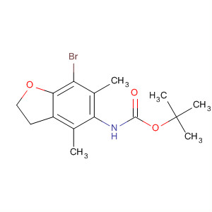 Carbamic acid, (7-bromo-2,3-dihydro-4,6-dimethyl-5-benzofuranyl)-,1,1-dimethylethyl ester